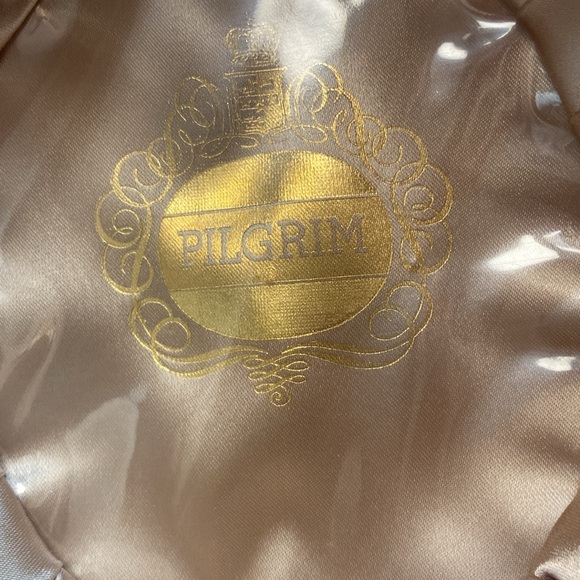 Pilgrim Gold Embossed Satin Fabric 7 1/4 center pinched hat main image 12